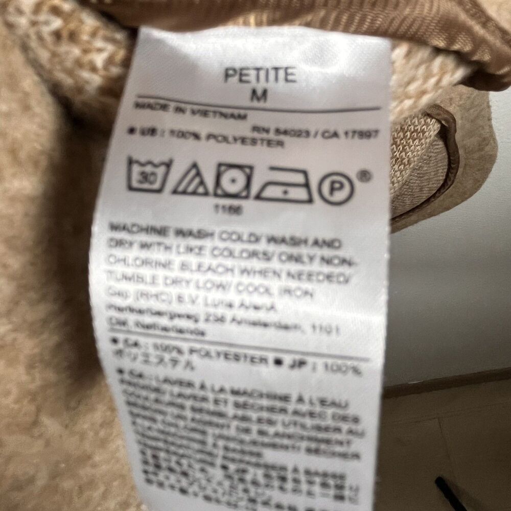 Banana Republic Women’s Cozy  Wool Blend Coat Petite Medium - Picture 5 of 6